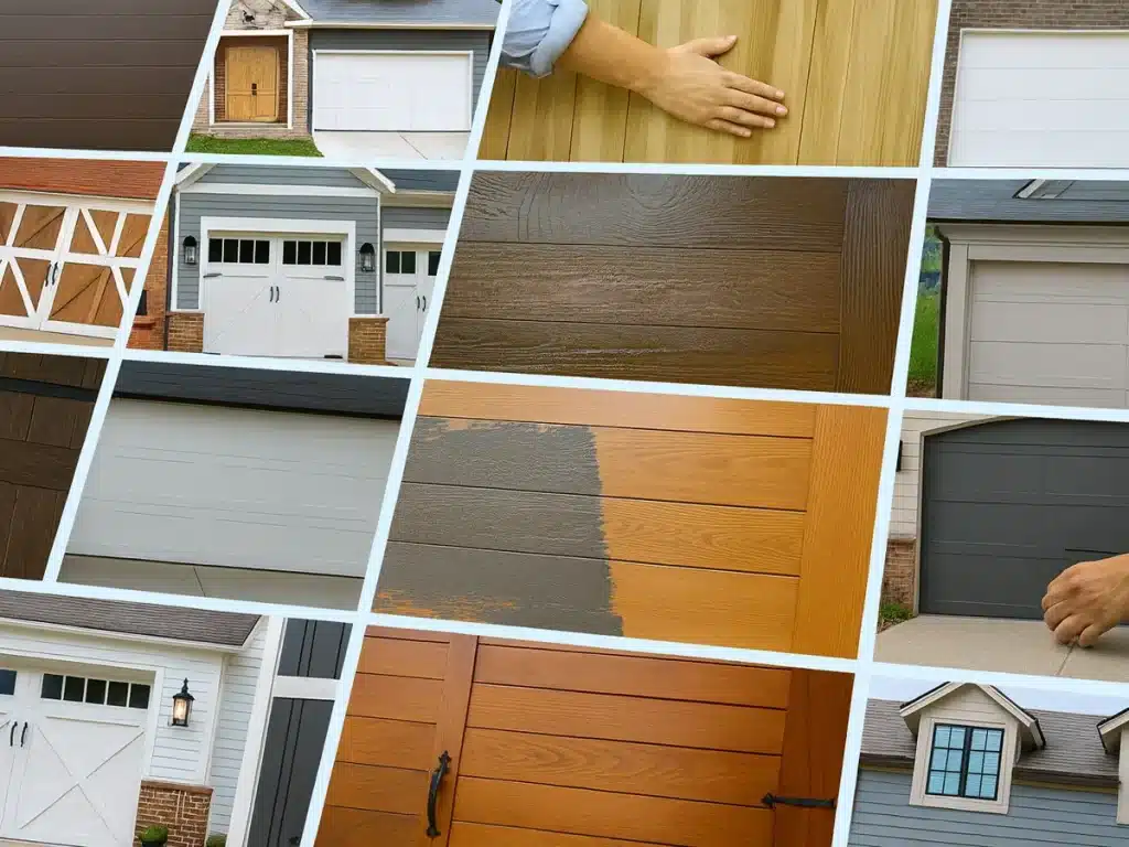 garage door materials