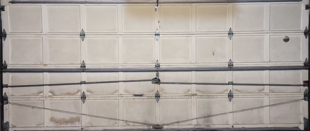 Residential garage door installation project